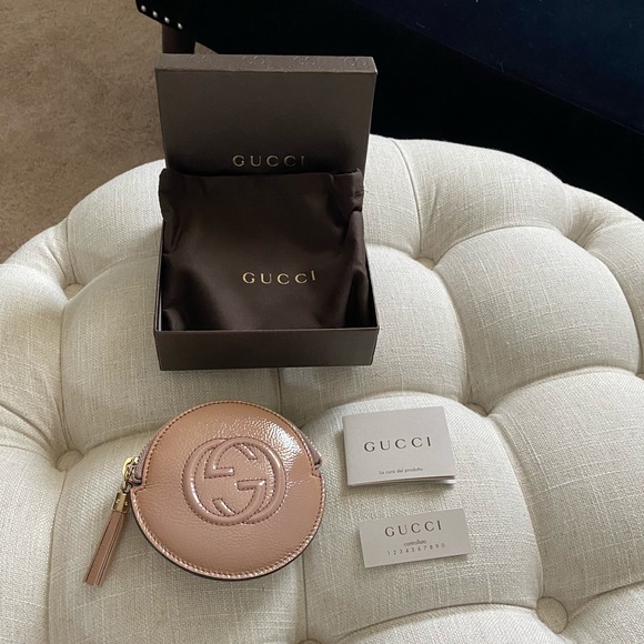 ✨SOLD!✨Gucci✨NWT!✨RARE Soho Disco GG Leather Purse - Picture 9 of 9